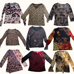 Y2K Mesh Tops- Liquidation Stock