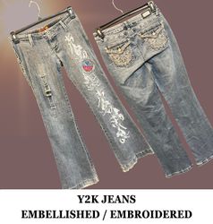 Y2K Bootcut Jeans for Women