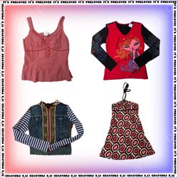 Kidcore Nostalgia Bundle - tops, dresses and skirt..