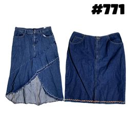 Denim Skirts (brand ) Almost famous and Reba etc #..