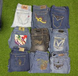 COOGI AND OTHER MIX BRANDS JEANS (B 33)