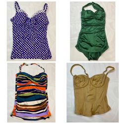 Y2K Summer & Swim Aesthetic Mix - Ruched Halter To..