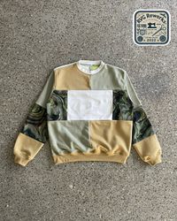 Upcycled Patchwork Nike Adidas Sweashirt