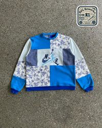 Upcycled Patchwork Nike Adidas Sweashirt
