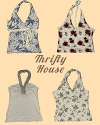 Early 2000s Halter Neck Tops(TH/329)