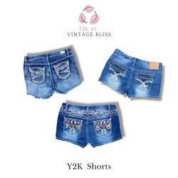 Y2K Denim Mini shorts