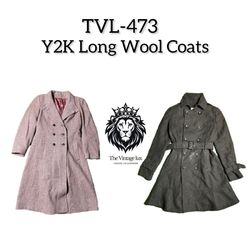 Y2K Long Trench Coats (TVL-473)