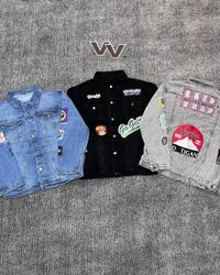 Y2K Drip Denim Jackets #9426