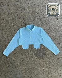 Upcycled Cropped Shirt
