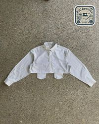 Upcycled Cropped Shirt