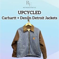 Upcycled Denim + Carhartt Detroit Jackets