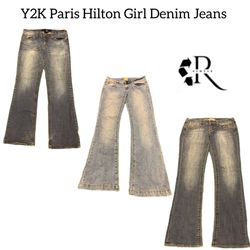 Y2K Paris Hilton Girl Denim Jeans Re-1770