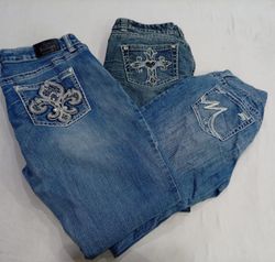 CR7376 Y2K Flare Jeans