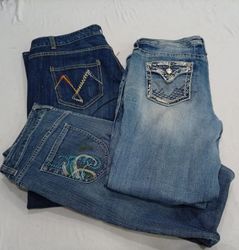 CR7378 Y2K Flare Jeans