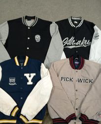 HD1434 Men Vintage Varsity Jackets