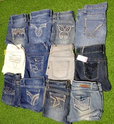 LEI AND OTHER MIX BRANDS MINI SHORTS (C 56)