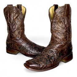 SA487 Coleção de Botas de Cowboy Vintage de Marca ..