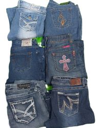 JEANS DESIGNER INSPIRES PAR Y2K (BABY PHAT, Amethy..