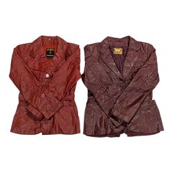 Y2K Blazer Style Leather and PVC Jackets