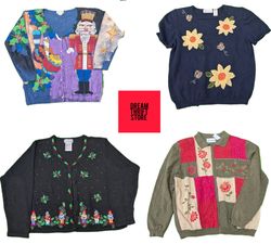 COTTAGE CORE BOLD STATEMENT AND PATTERN PRINT KNIT..