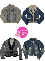 Y2k unique denim jackets