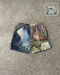 Upcycled Tapestry Shorts