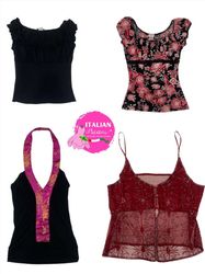 Y2k 2000 core mixed tops