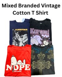 Mixed Branded Vintage Cotton T Shirt (Wcv 136)