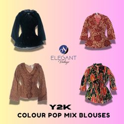 Y2K Colours Pop Mix Blouses - EV1400