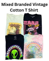 Mixed Branded Vintage Cotton T Shirt (139)