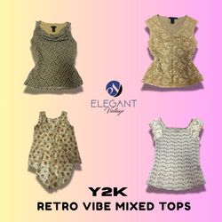 Y2K Retro Vibe Mixed Tops - EV1403