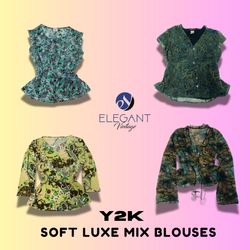 Y2K Soft Luxe Mix Blouses - EV1410
