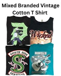 Mixed Branded Vintage Cotton T Shirt (138)