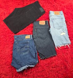 Levi's denim shorts