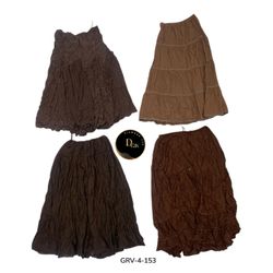 Y2K Inspired Black Skirt – Cotton Poly Fabric, Tre..