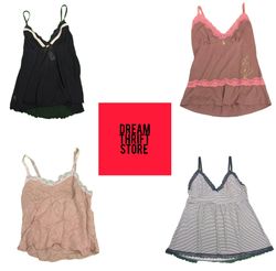 DARKER SHADED CUTE Y2K INSPIRED CAMI TOPS (BRANDS ..
