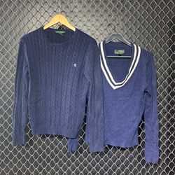 Y2K Lauren Ralph Lauren Sweater (FNC 1709)