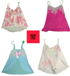 SUMMARY COLOR Y2K INSPIRED CAMI TOPS