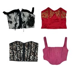 Y2K Corset tops V-T408