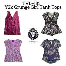 Y2K Grunge Girl Tank Tops (TVL-481)