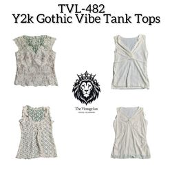 Y2K Gothic Vibes Tank Tops (TVL-482)