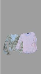 Y2K Full Slv sexy Blouse