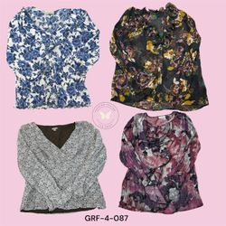 Chic Printed Poly Blouse – Effortless Everyday Sty..