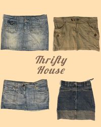 Y2K Street Style Mini Skirts(TH/332)