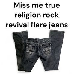 Miss me true religion rock revival flare jeans
