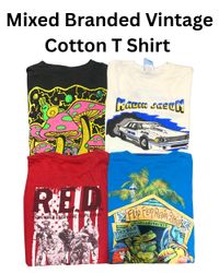Mixed Branded Vintage Cotton T Shirt (146)