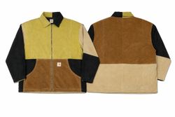 CR1496 Upcycled Corduroy Panel Jacket