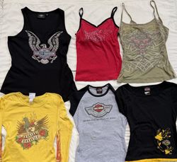 Harley Davidson Women Baby Tees (051)