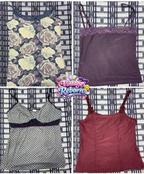 Y2K Floral & Lace Camisole Mix – Soft Feminine Edi..