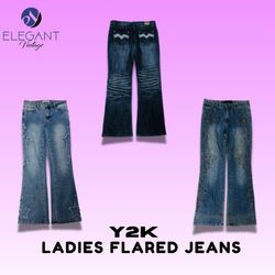 Y2K Ladies Flared Jeans - EV1453